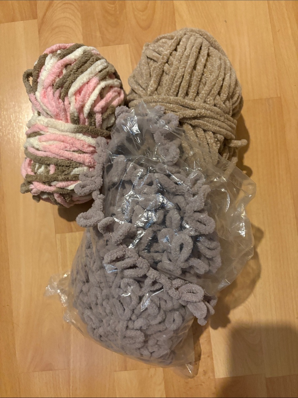 Chunky Plush Yarn Bundle